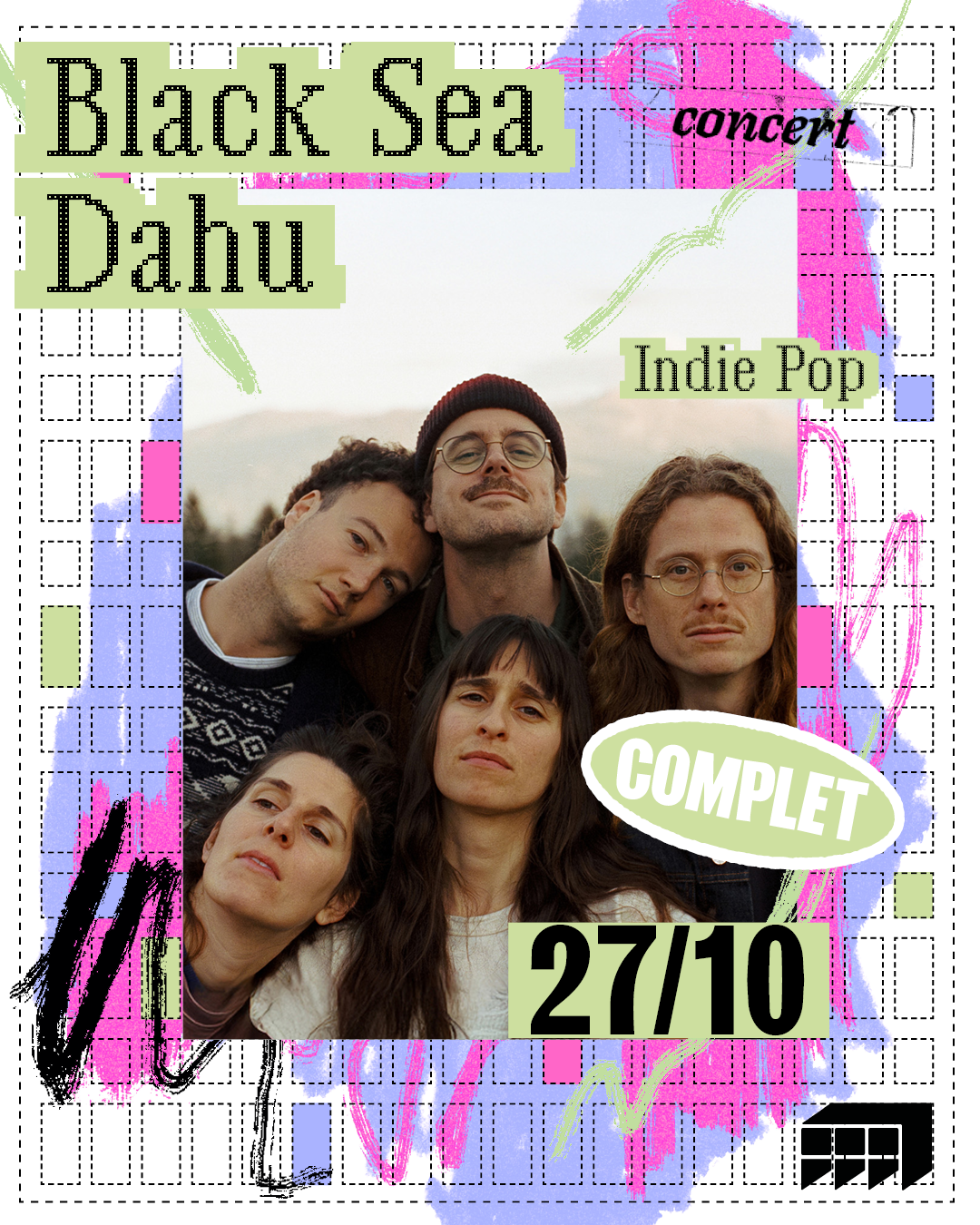 Affiche Black Sea Dahu en concert au Marché Gare