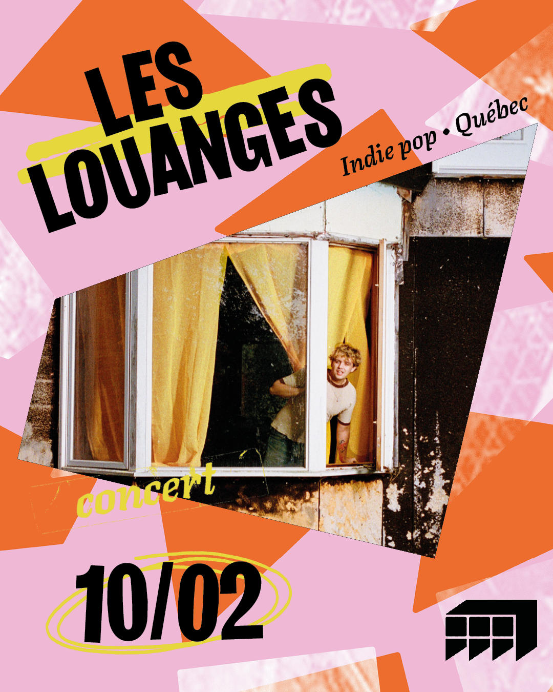 Affiche Les Louanges en concert au Marché Gare