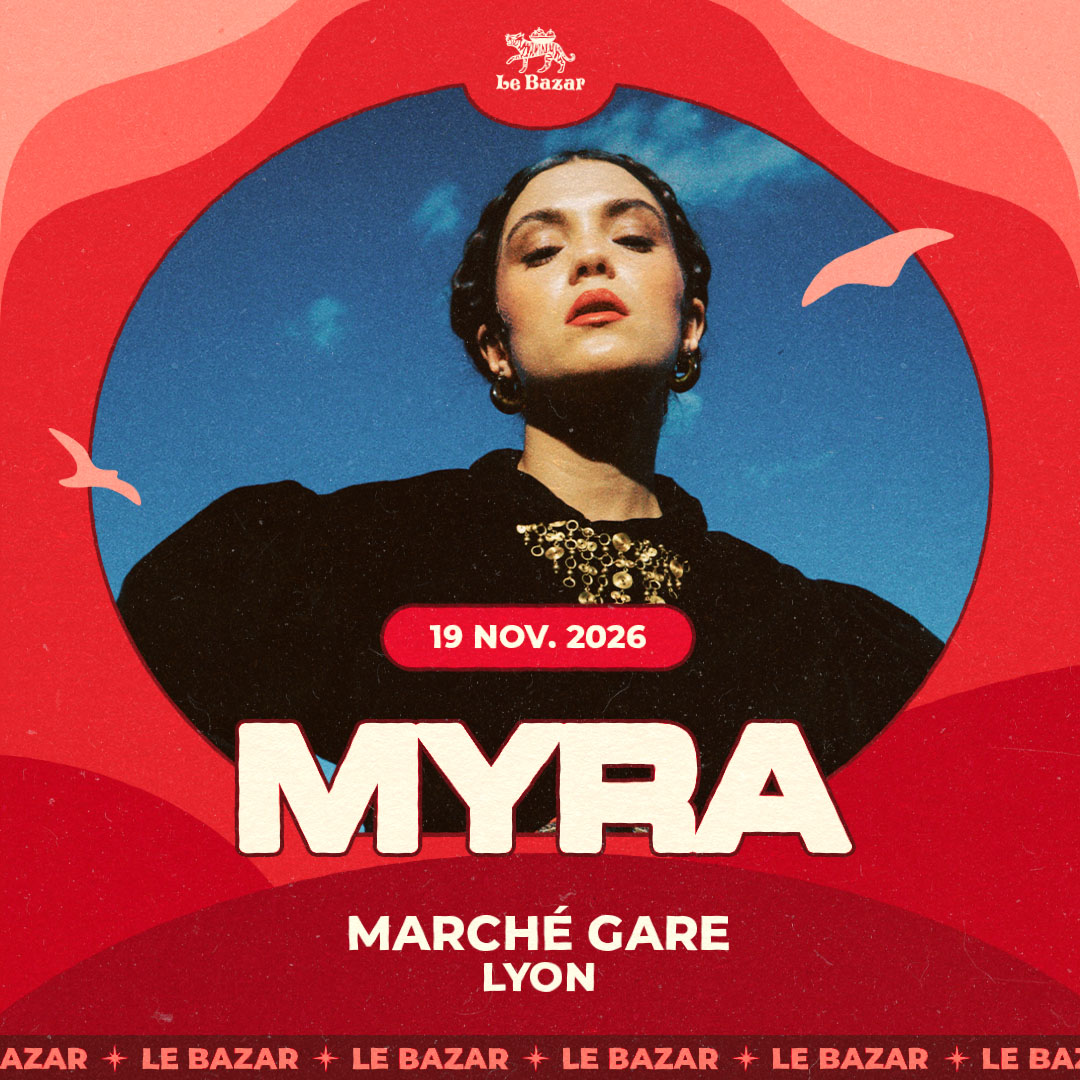 Affiche Myra en concert au Marché Gare