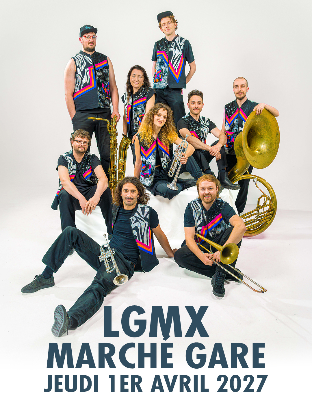 LGMX (2026) en concert au Marché Gare le Jeu 1 avr